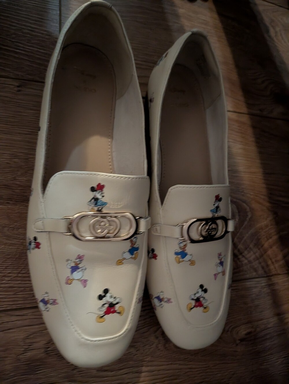 Disney x Aldo Loafers In Cream; Mickey Mouse Limited Edition Size 8